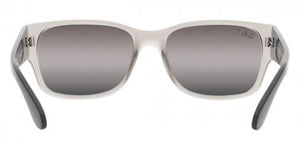 RB078 RAY-BAN RB4388 6647G3 55  TRANSPARENT GRAY / SMOKE POLARIZED