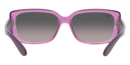 RB086 RAY-BAN RB4389 6443M3 58  TRANSPARENT VIOLET / GRAY GRADIENT POLARIZED