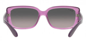 RB086 RAY-BAN RB4389 6443M3 58  TRANSPARENT VIOLET / GRAY GRADIENT POLARIZED