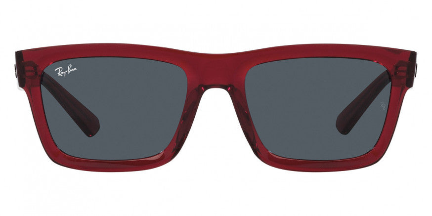 RB217 RAY-BAN WARREN RB4396 667987 54 TRANSPARENT RED / DARK GRAY