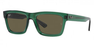 RB259 RAY-BAN WARREN RB4396 6681/3 57 TRANSPARENT GREEN  BROWN