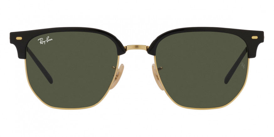 RB092 RAY-BAN NEW CLUBMASTER RB4416 601/31 53 BLACK ARISTA / GREEN