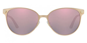 VE123 VERSACE VE2168 14095R 57 PINK GOLD / DARK GRAY MIRRORED PINK