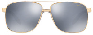 VE143 VERSACE VE2174 1002Z3 59 GOLD / DARK GREY MIRRORED SILVER POLARIZED