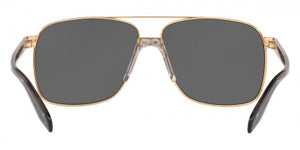 VE143 VERSACE VE2174 1002Z3 59 GOLD / DARK GREY MIRRORED SILVER POLARIZED