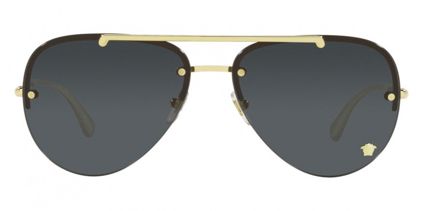 VE127 VERSACE VE2231 100287 60 GOLD / DARK GRAY